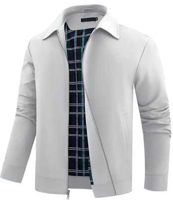 Autsel Blouson Homme Décontracté Veste Bomber Jacket Col Montant Manteaux | Automne, Printemps, Été, Sport, Casual, Windbreaker, Lightweight, Clothing, Outerwear, Fashion, Wear