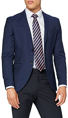 JACK & JONES herr jprsolaris kavaj noos Blazer, Dark Navy, 56