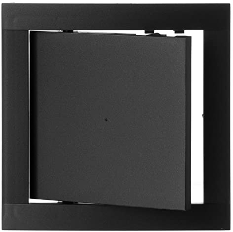 Steinberg14 Plastic Access Panel 150x150mm - 6x6 inch Inspection Hatch - Anthracite Access Hatch for Plasterboard - Loft Access Door - Wall Ceiling Hatch - Inspection Cover