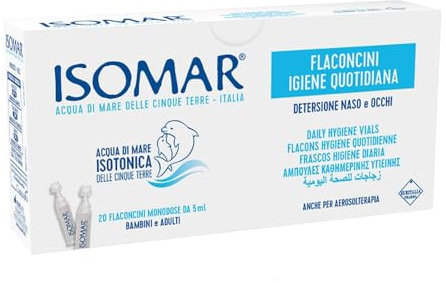 MPV ISOMAR NaCI Inhalation Solution with Sea Salt 0.9% - 20 Ampoules of 5 ml