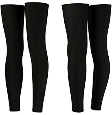 Lin’s Liliana 2er Kompressionsstrümpfe lang, Stützstrümpfe Damen Herren, Warmhaltende Strümpfe, Beinlinge für Sport, Fussball, Laufen, Basketball (as3, alpha, x_l, regular, regular)