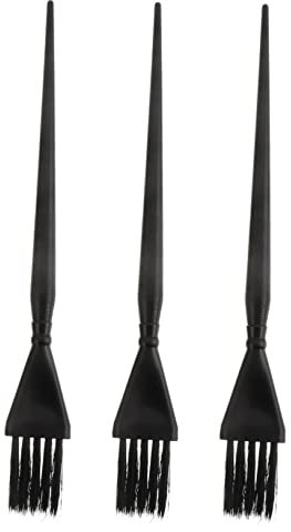 FRCOLOR 3piezas Brochas Para Tinte Pelo Pincel Teñido Pelo Cepillo Para Teñir Profesional