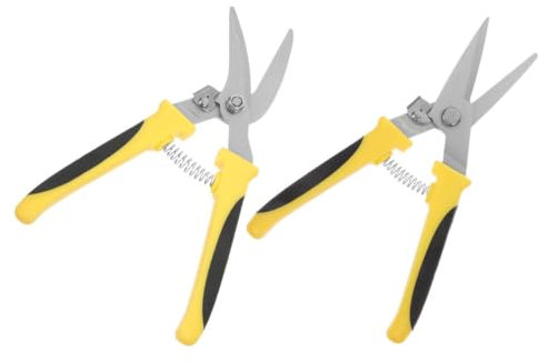 POPETPOP 2piezas Tijeras Para Hojalatero Herramienta De Corte Cortador De Metal Resistentes Para Cortar Alambre De Estaño Para Uso Industrial Construcción