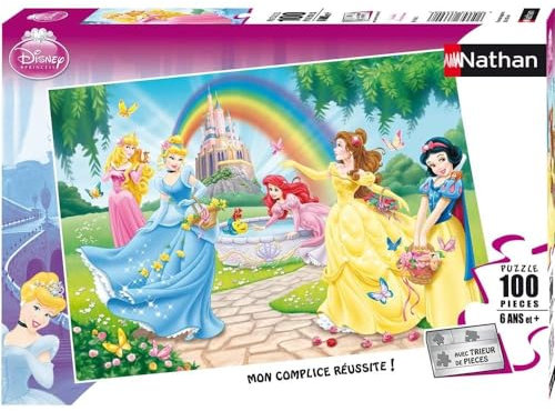 Puzzle 100 Teile XXL - Disney Prinzessinnen : Der Garten der Prinzessinnen