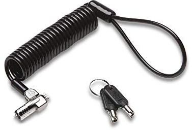 Kensington NANOSAVER Portable Keyed Laptop Lock - Master Keyed Cable Anti-Robo 2.3 m
