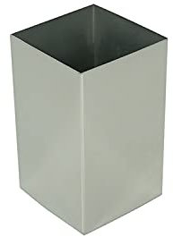 Gedy Perth Portaspazzolini da Bagno, Misure e Peso: 10X6X6 CM & 0,25 kg, Porta dentifricio e spazzolino in Acciaio Inox, Finitura cromata, Design R&S, 2 Anni di Garanzia