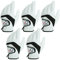 LOVMEAD Golfhandschuhe Herren Linke Hand 5 Stück, Allwetter Leder Cabretta Griff Golf Handschuh Links Hand Weicher Komfort Passform Größe ML (Linke Hand, ML)