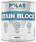 Polar Stain Blocker Paint - Matt White - 500ml | Ideal for Concrete, Cement, Wood, Brick & Painted Surfaces | Prevents & Removes Stains, Grease, Water Marks & Rust on Internal Walls & Ceilings