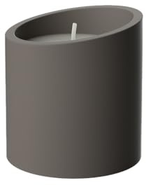 Villeroy & Boch – Newmoon Duftkerze Taupe, Kerze, Deko, Wohnaccessoires, Wachs, Beton