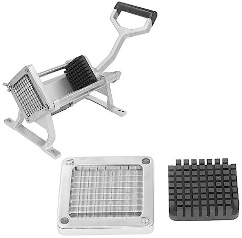 Potato Chipper Fry Potato Slicer French Fry Cutter Stainless Steel French Fry Potato Cutter for Home and Commercial Use (9mm)