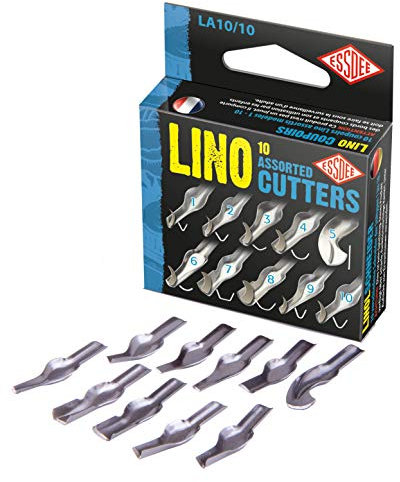 Essdee 10 Lino Messer styles 1 bis 10 LA10/10