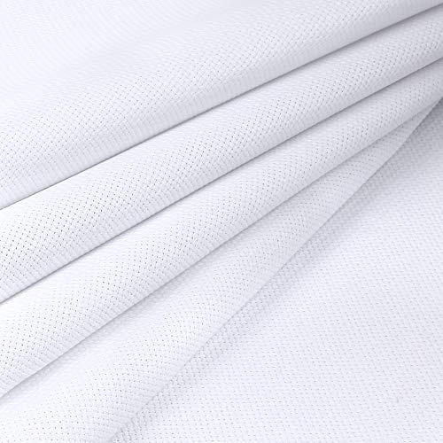 Pllieay 14 CT bianco Tela Aida Panno a Punto Croce Tela Aida, misura grande, 150 x 100 cm