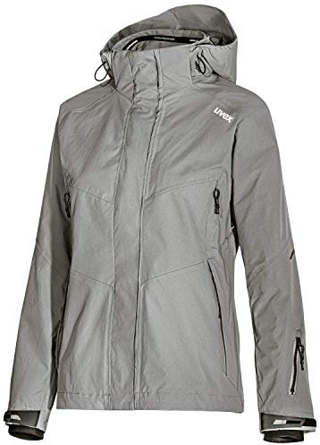 Uvex ADA 17497 Windjacke - Frauen-Regenjacke mit Kapuze - Grau - XS