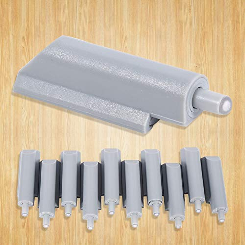 paraurti per Porta dell'Armadio,10pcs Ammortizzatore di Chiusura Ammortizzata in plastica, tampone per Cerniera con Chiusura Ammortizzata, Cerniera del cassetto dell'Armadio per Porta della Custodia
