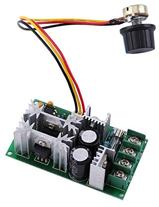 DC 10-60V Einstellbares 12V-Potentiometer Spannungsregler 1200W PWM-Motorgeschwindigkeitsregler Controller-Schalter durch Stromanpassung 20A