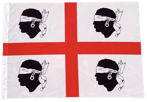 Bandiera 4 Mori Sardegna Bendati Grande Misura cm 100x140 BG4M