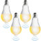 Leikurvo E27 Lampada LED Con Sensore Di Movimento: 4 Pezzi 15W Sensore PIR, Funzione Accensione/Spegnimento Automatica, Per Interni (Bianco Caldo 3000K)