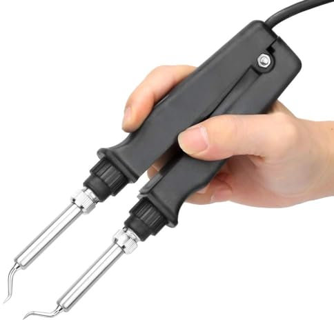 Pince à Fer à Souder, Station De Retouche Smd 220v 60w, élément Chauffant Céramique Double Tube Dessouder, Style Pince Souder, Fer 200-480 ℃ Pince Double Souder Pour Réparation Circuits Imprimés Soud