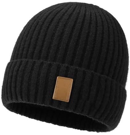 AYNKH Bonnet d'hiver Garcon，avec Doublure en Laine Chaude, Bonnets pour Les Enfants âgés de 5 à 14 Ans, Bonnet Enfant Garcon Femme, Bonnets Chauds pour l'extérieur, écoles, Parcs, Pistes Ski.