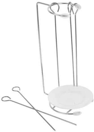 SEWOART Supports à Brochettes Acier Inoxydable Pour Barbecue Cintres Pour Barbecue Acier Inoxydable Supports Suspendus Pour Avec Brochettes