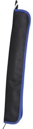 Gatuida Bolsa de Transporte para Flauta Negra con Borde Azul, de Tela Oxford Resistente al Agua, Conveniente y Portátil para Uso Diario