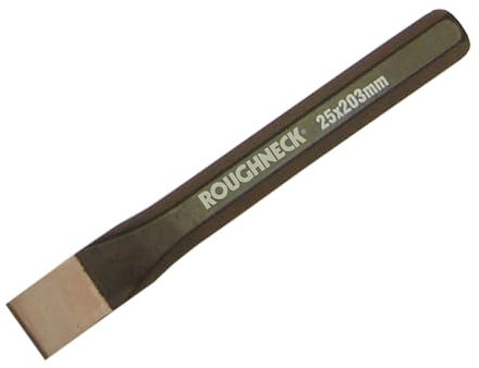 Roughneck ROU31979 Cold Chisel 25x203mm (1x8in) with Tip Protector, Multi