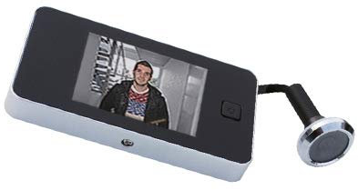 BASI TS 710 Digital Door Viewer for Home Entrance and Home Entrance Doors, Silver, 1