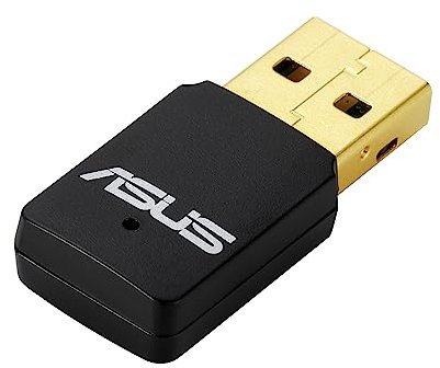 Asus USB-N13 C1 N300 WLAN USB Stick (WiFi 4, WPA3, USB 2.0, Windows Mac & Linux kompatibel)
