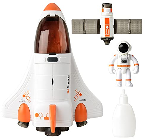 Uposao Jouets De Navette Spatiale électrique, Ensemble De Construction De Vaisseau Spatial Fusée Spatiale Jouets De Bateau Série Space Adventure avec Lumière Et Son Cadeaux pour Garçons Et Filles