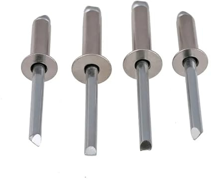 DHAEY SeroNi 20pcs M3 M3.2 M4 M5 304 Stainless Steel Blind Rivet Countersunk Head Pull Rivet Decoration Nail Socket Nail Fat Head Aluminum Pull(M3.2 (20PCS),6mm)