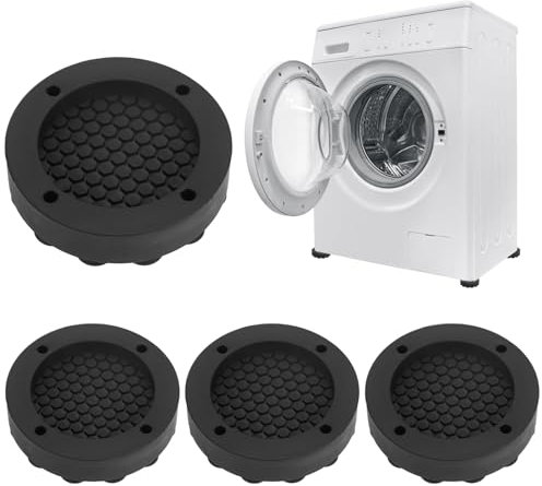 Tapis anti-chocs pour machine à laver, 4 pièces, tapis anti-choc, tapis antidérapant, tapis en caoutchouc pour machine à laver, amortisseurs