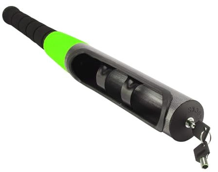 Dhouse Heavy Duty Universal Car Steering Wheel Lock - Baseball Bat Style Anti Theft Security Device Car Steering Wheel Lock Anti Theft Security Device Universal Vehicle Lock (Green)