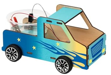 moses. PhänoMINT Bausatz Megastarkes Salzwasserauto, emissionsfreies Elektro-Spielzeugauto zum selberbauen, innovativer Physik Baukasten für Kinder ab 8 Jahren
