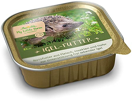My Little Farm Nourriture pour hérissons, Conforme à la Nature, Plus de 90% de Viande, avec protéines d'insectes précieuses, qualité supérieure