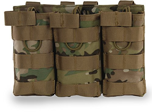 Molle 5,56mm Triplo Rivista Borsa Porta Caricatori Tasca portariviste Tattica Porta Caricatore Caccia Softair Accessori