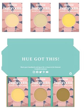 Rust-Oleum Bathroom Cabinet Paint in Satin Finish – Warming Yellows Tester Box