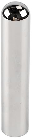 Guitar Slide Ring Glass Stainless Steel Lap Tone Bar, Round Nose, Low Noise - Smooth Sliding Performance, Lightweight for Live Shows and Practice