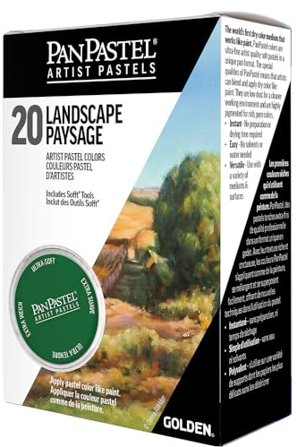 PanPastel Artist Pastels by GOLDEN, Landscape Set, 20 Colors