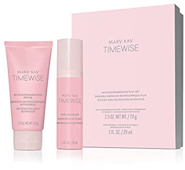 Mary Kay - Set de Micro-Dermoabrasión Plus Timewise, que incluye Micro-Dermoabrasión Refine 70 g y Pore Minimizer 29 ml