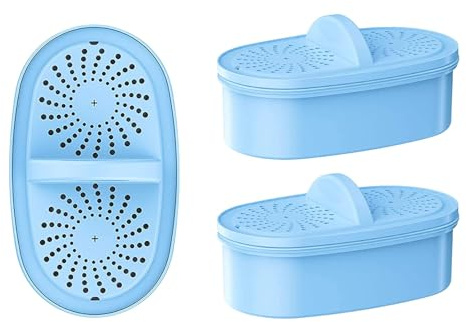 [Original] Waterdrop WD-PF-01 Alkaline Replacement Filters for All Waterdrop Pitcher Filtration System, WD-PT-05BL-L, Raise the Water pH Level, Add Beneficial Minerals, Last Up to 2 Months (3 Packs)