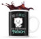 Tasse Prénom personnalisable Chat bas les pattes | Mug café ou thé idée cadeau personnalisé drôle et original pour collègue de travail famille et amis