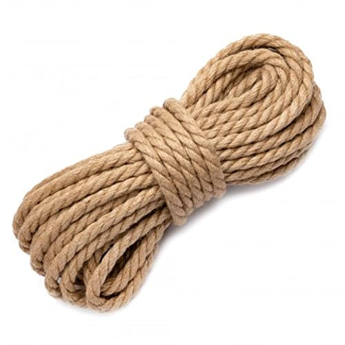 Juteseil. Jute Rope. Juteschnur. Dekokordel. Jutekordel. Schnur aus Jute 12mm / 30m