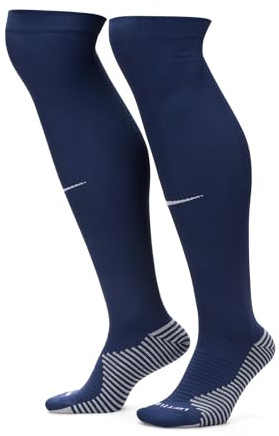 Nike U NK Strike Kh-Wc22 Team Chaussettes Montantes au Genou, Bleu Marine/Blanc, m Mixte