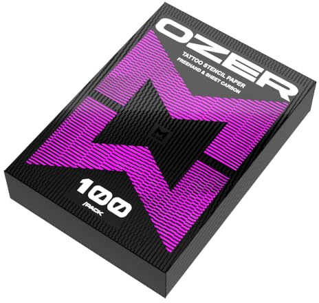 OZER Tattoo Transfer Paper A4 Size Thermal Copier Template Paper x 100 Sheets