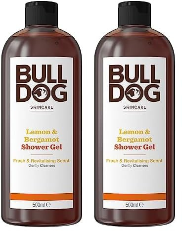 Bulldog Skincare Bulldog - Lemon & Bergamot Shower Gel 500Ml, Pack of 2