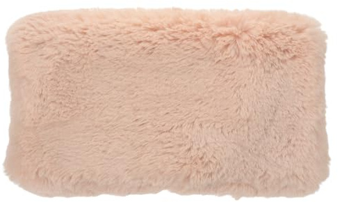 LOPUNER Hand Muff Warmers Plush Beige Portable Easy Maintenance for Women and Walking Outdoor Use