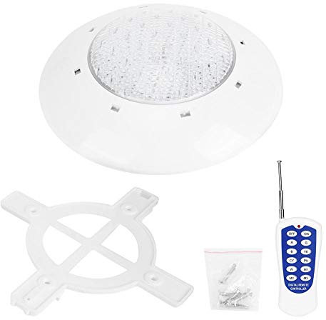 Cikonielf Underwater Light, 45W 460LED Swimming Pool Wall Light Color Changing Swimming Pool Wall Light Underwater Lighting Decoration with Remote Control