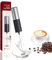BASANIE Milchaufschäumer für Kaffee, Latte, Schneebesen, Getränkemixer, Mini-Aufschäumer für Cappuccino, Frappe, Matcha, heiße Schokolade Batteriebetriebener Edelstahl-Handaufschäumer.