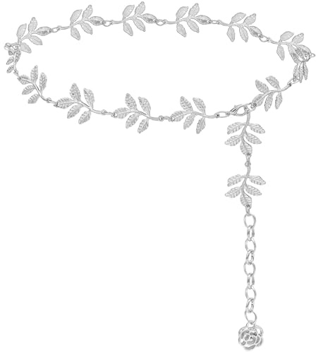 LIMHOO Chaîne de Taille en Métal Pour Femmes Ceinture de Ventre Ceinture en Chaîne Pour Robe Gilet Jeans
