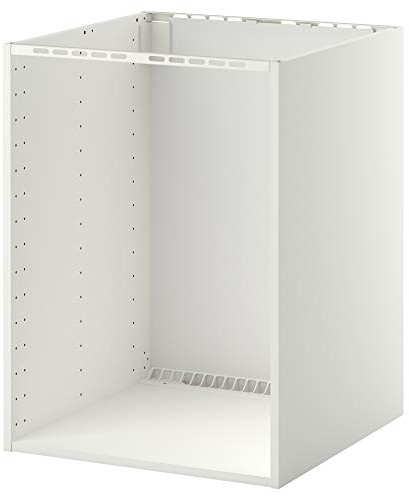 Mobile base METOD per forno/lavello da incasso, 60x60x80 cm, bianco